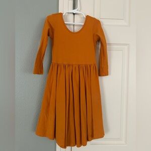 Alice + Ames Orange Long Sleeve Ballet Dress
